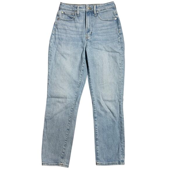 Madewell Curvy Perfect Vintage Jean 26 Blue Womens High Rise Stretch Denim mc594 - Picture 1 of 7
